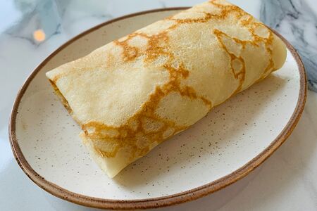 Блинчик с курицей и грибами