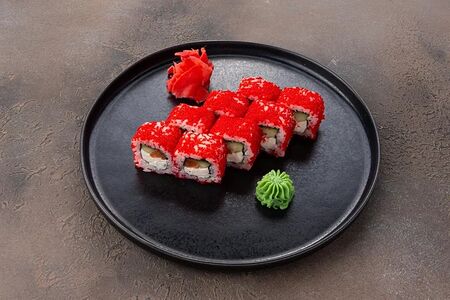 Ролл Филадельфия с икрой