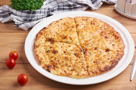 Хачапури с сыром и зеленью