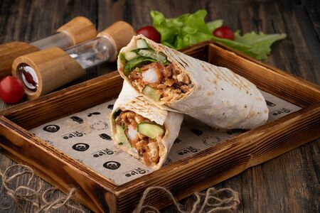 Шаверма с морепродуктами