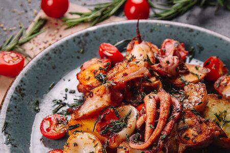 Жареные морепродукты