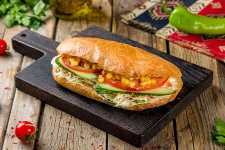 Шаурма овощная в пите