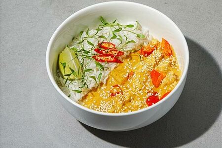 Желтый карри с курицей