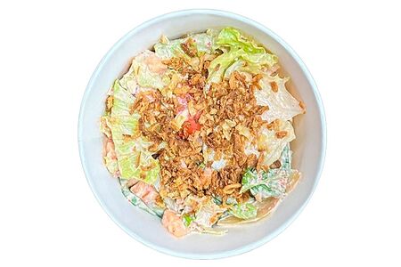 Салат Спайси с лососем холодного копчения