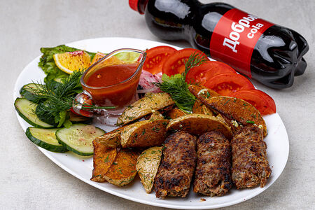 Комбо №5 Люля-кебаб из баранины и Добрый Кола