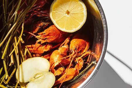 С яблоком и лимоном