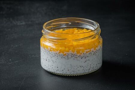 Чиа пудинг с манго