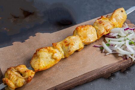 Шашлык из куриного филе