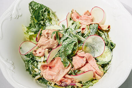 Салат с телятиной и кешью