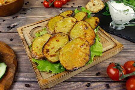 Картофель на мангале