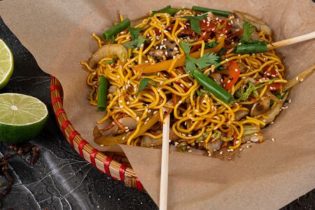 Пшеничная Зау с овощами