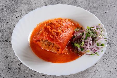 Фаршированный перец (халяль)