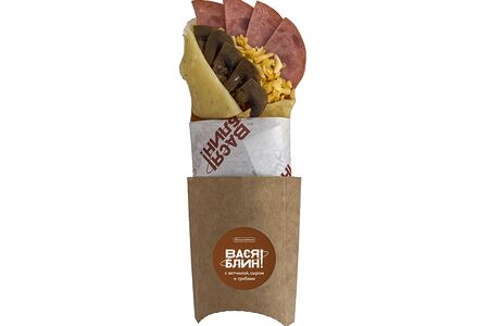 Ветчина, сыр и грибы