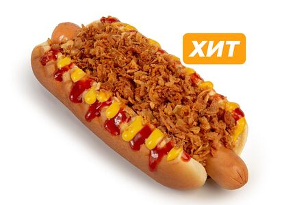 Хот-дог с куриной колбаской