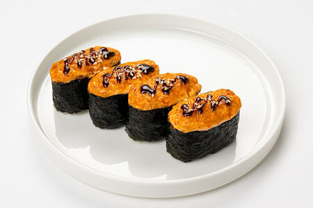 Запеченные суши с лососем (4 шт.)