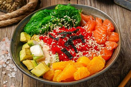 Поке с лососем