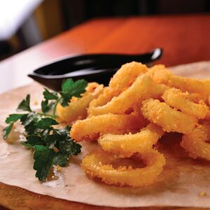 Кольца кальмара в кляре