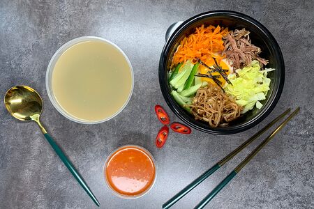 Пибимпаб Тэджон с говядиной