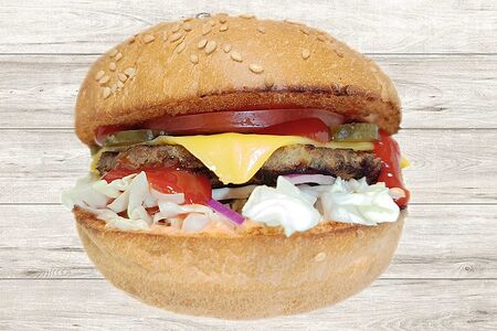 Бык чизбургер из домашней телятины 