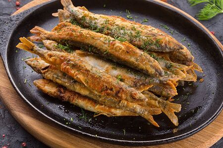 Жареная мойвочка