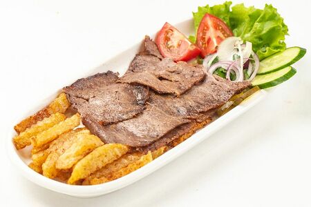 Донер в тарелке