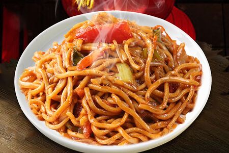 Лапша в кисло-сладком соусе №006