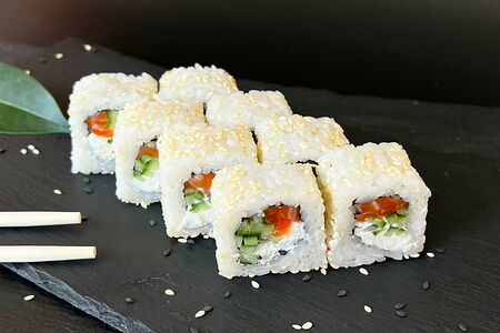 Безработная сёмга в кунжуте