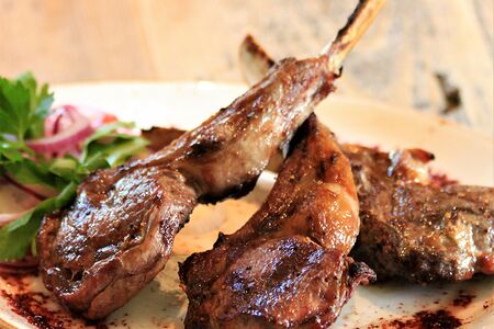 Шашлык из корейки ягненка