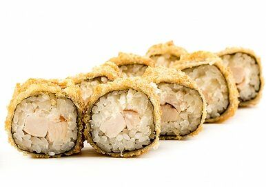 Темпура маки с курицей и сыром