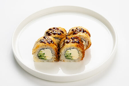 Половинка ролла Филадельфия с угрем