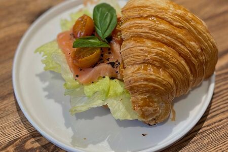 Сэндвич с лососем