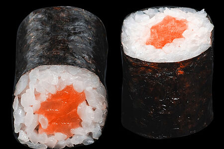 Мини ролл копченый лосось