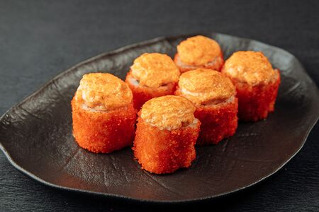 Запеченная калифорния сяке