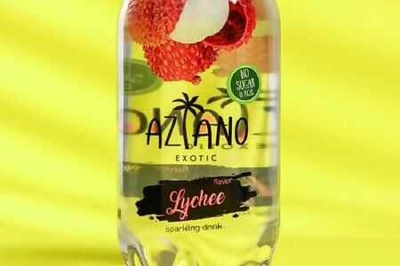 Напиток Aziano Lychee газированный