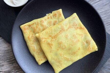 Блины с курицей и сыром