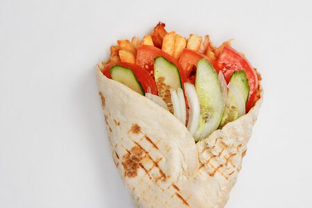 Гирос Сладкий чили с курицей