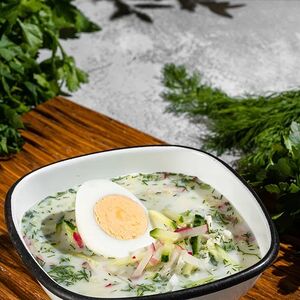 Окрошка на кефире