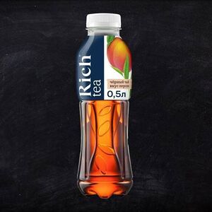 Чай Rich Черный Персик 0.5 л