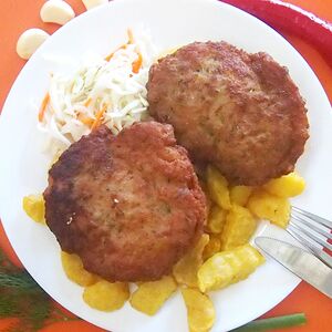 Чаран с гарниром 