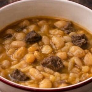 Фасоль с мясом