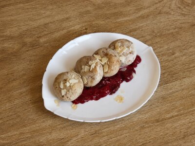 Сырники миндальные