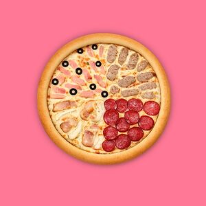 Пицца Мясная кватро стаджони New 