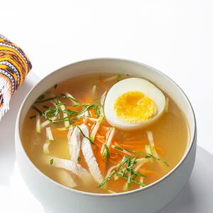 Домашний суп с цыплёнком
