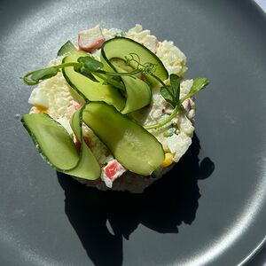 Салат Крабовый с кукурузой