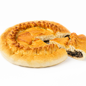 Пирог с грибами и картошкой
