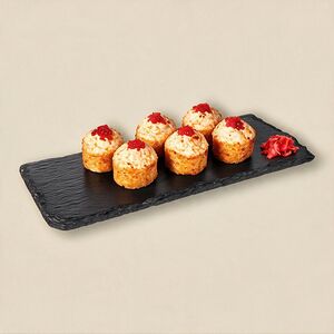 Запеченный ролл с креветкой