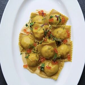 Равиоли с лососем