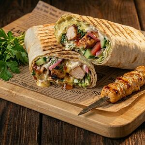 Мангал-ролл Карри из курицы 