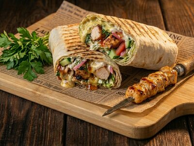 Мангал-ролл Карри из курицы 