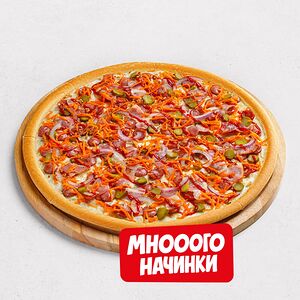 Горчичная с колбасками большая